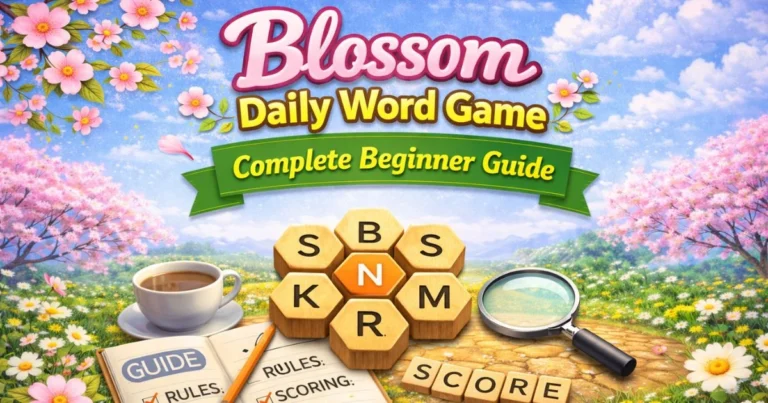 Guide for Blossom Daily Word Game