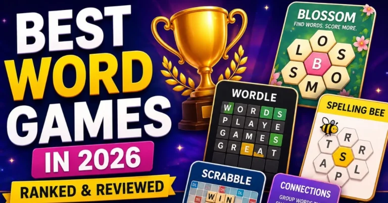 Top word games for 2026 reviewed