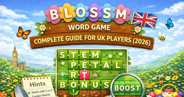 Blossom Word Game for Uk Player's